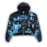 Vale Forever Casper Zip Up Hoodie 'Black' - Primary Image