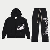 GODSPEED OG Logo Sweatsuit V2 Black Silver