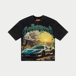 GODSPEED Sunset Drift T Shirt Black