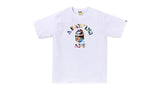 BAPE Art Camo College Tee White - Primary Image