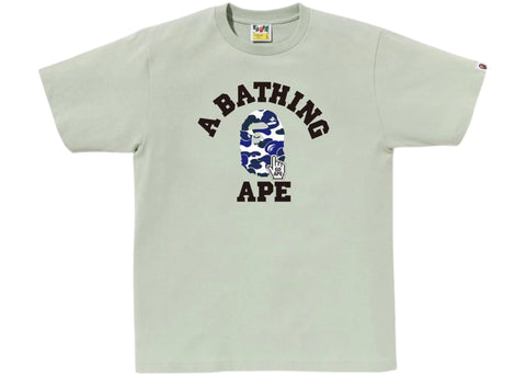 BAPE Camo Go Ape Pointer College Tee Green