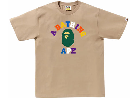 BAPE Colors College Tee (SS24) Beige