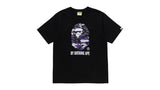 BAPE Glitch Woodland Camo By Bathing Ape Tee Black