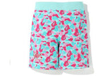 BAPE Store Miami Sweat Shorts Pink/Blue