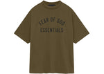 Fear of God Essentials Jersey Crewneck Tee Olive