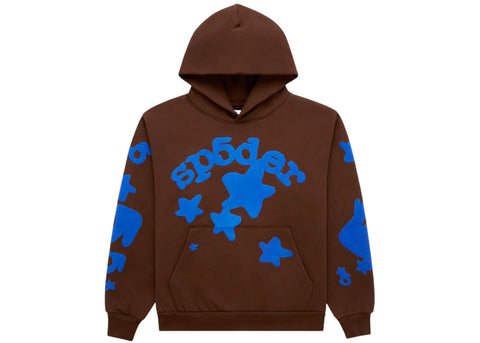 Sp5der Beluga Hoodie Brown