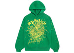 Sp5der Star OG Web V2 Hoodie Slime Green