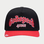 GODSPEED Forever Trucker Hat Black Red