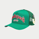 GODSPEED Forever Trucker Hat Green Red
