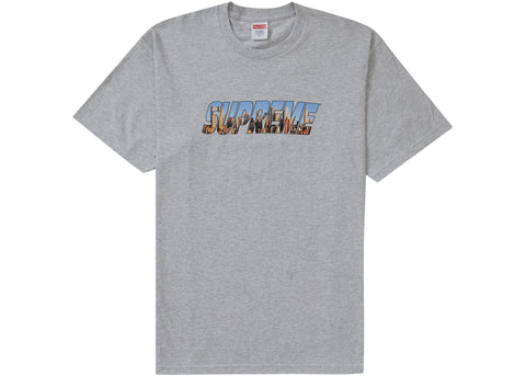 Supreme Gotham Tee Ash Grey