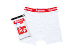 Supreme Hanes Boxer Briefs (4 Pack) White