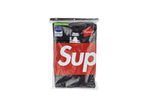 Supreme Hanes Tagless Tees (3 Pack) Black