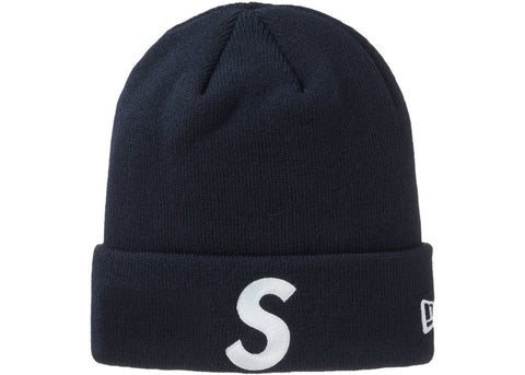 Supreme New Era S Logo Beanie Navy