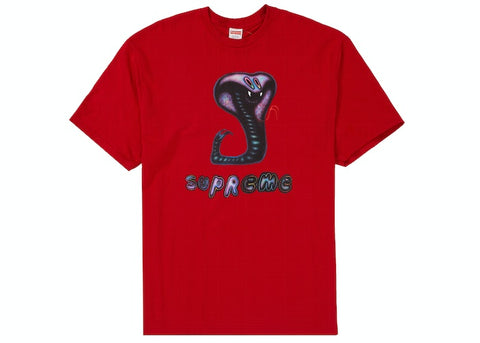 Supreme Snake Tee Red