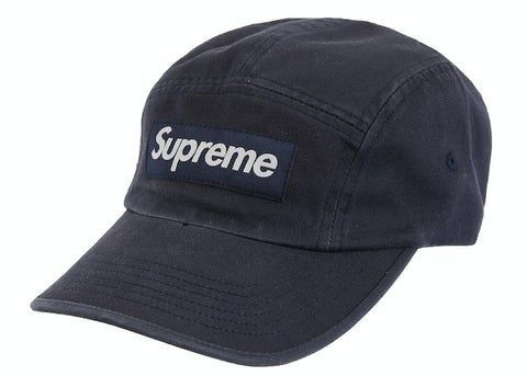 Supreme Washed Chino Twill Camp Cap (SS23) Navy