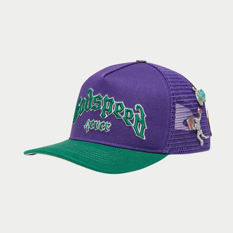 GODSPEED Forever Trucker Hat Purple Green